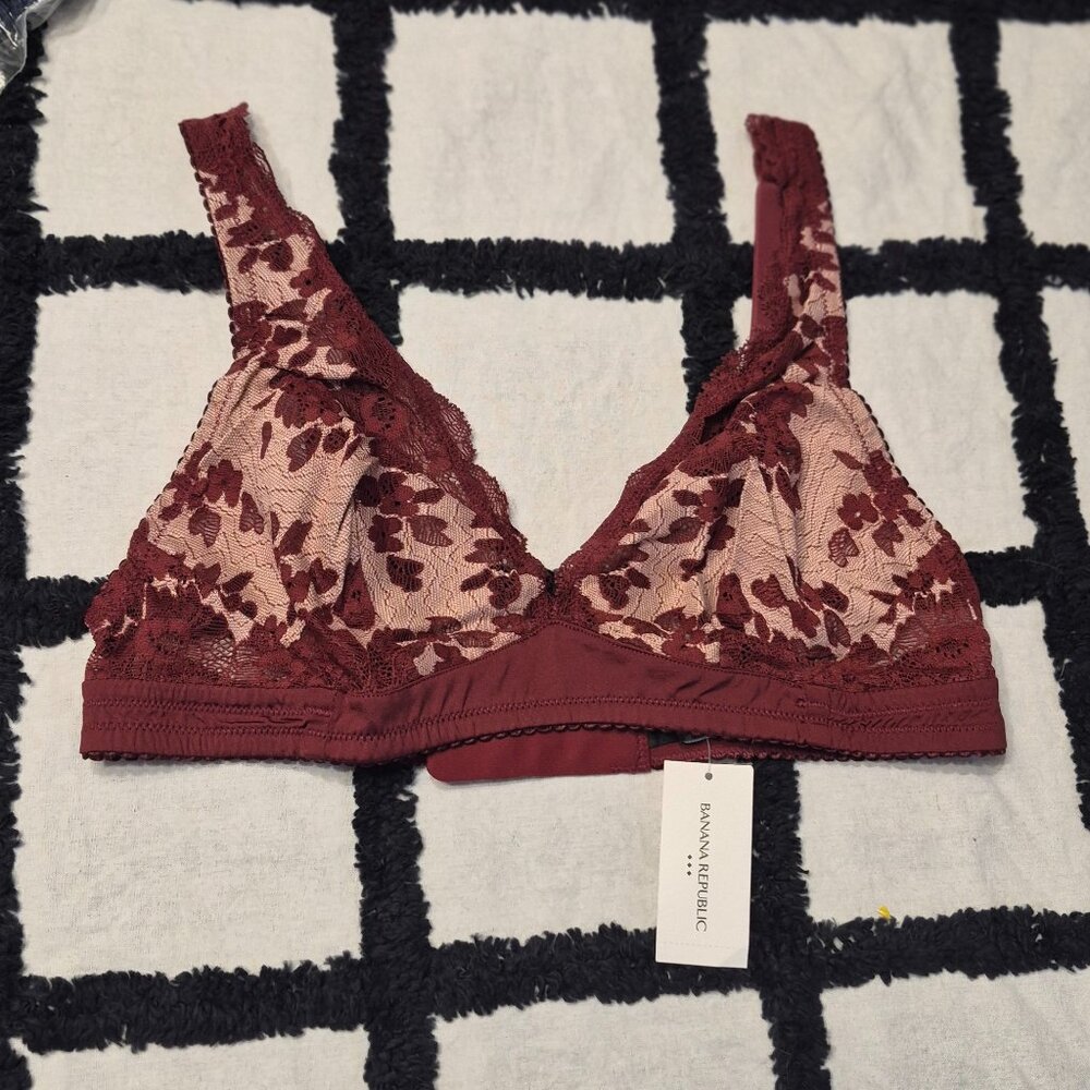 Cosabella Burgundy Lace Bralette